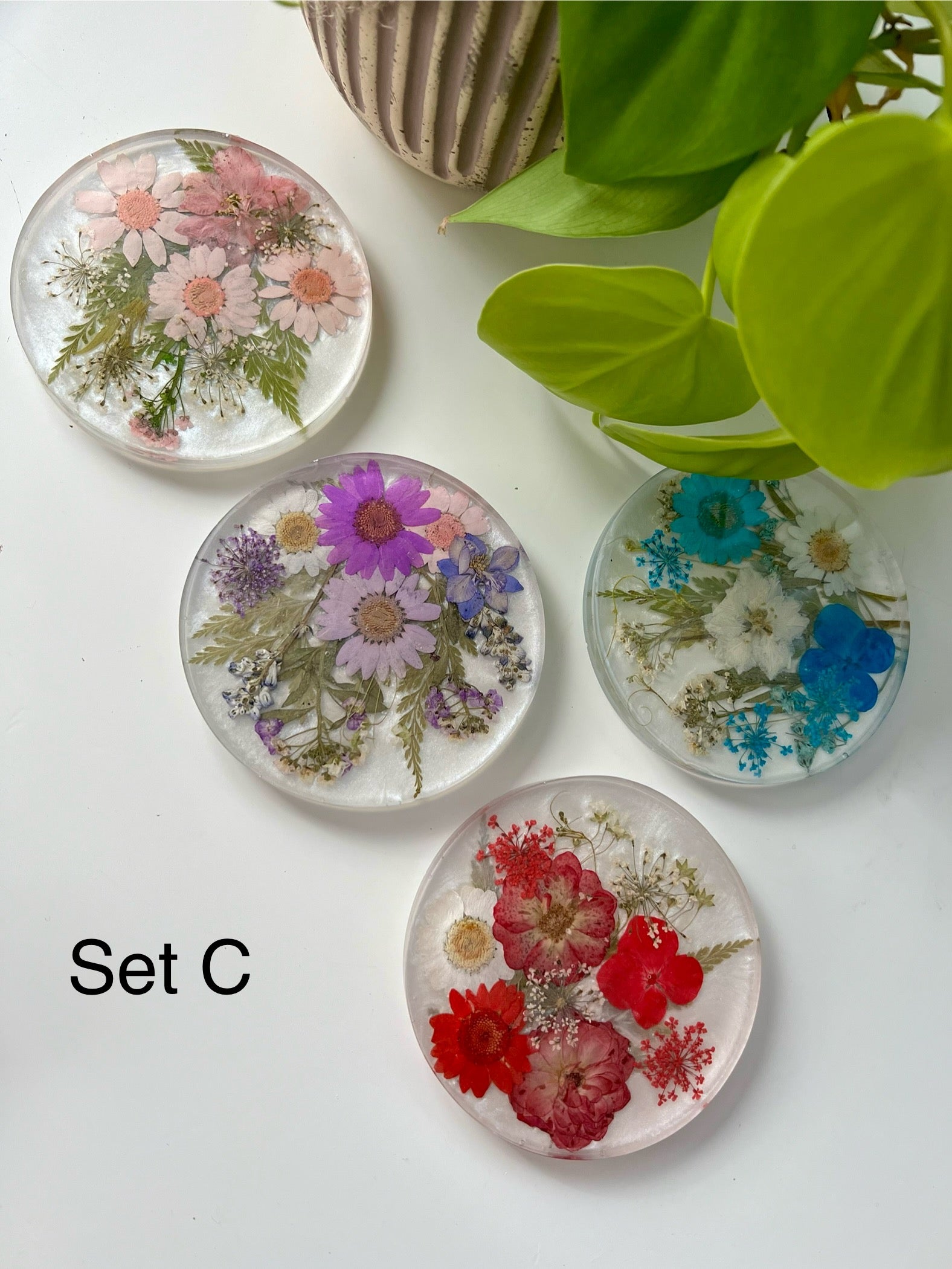 Floral Coaster Sets