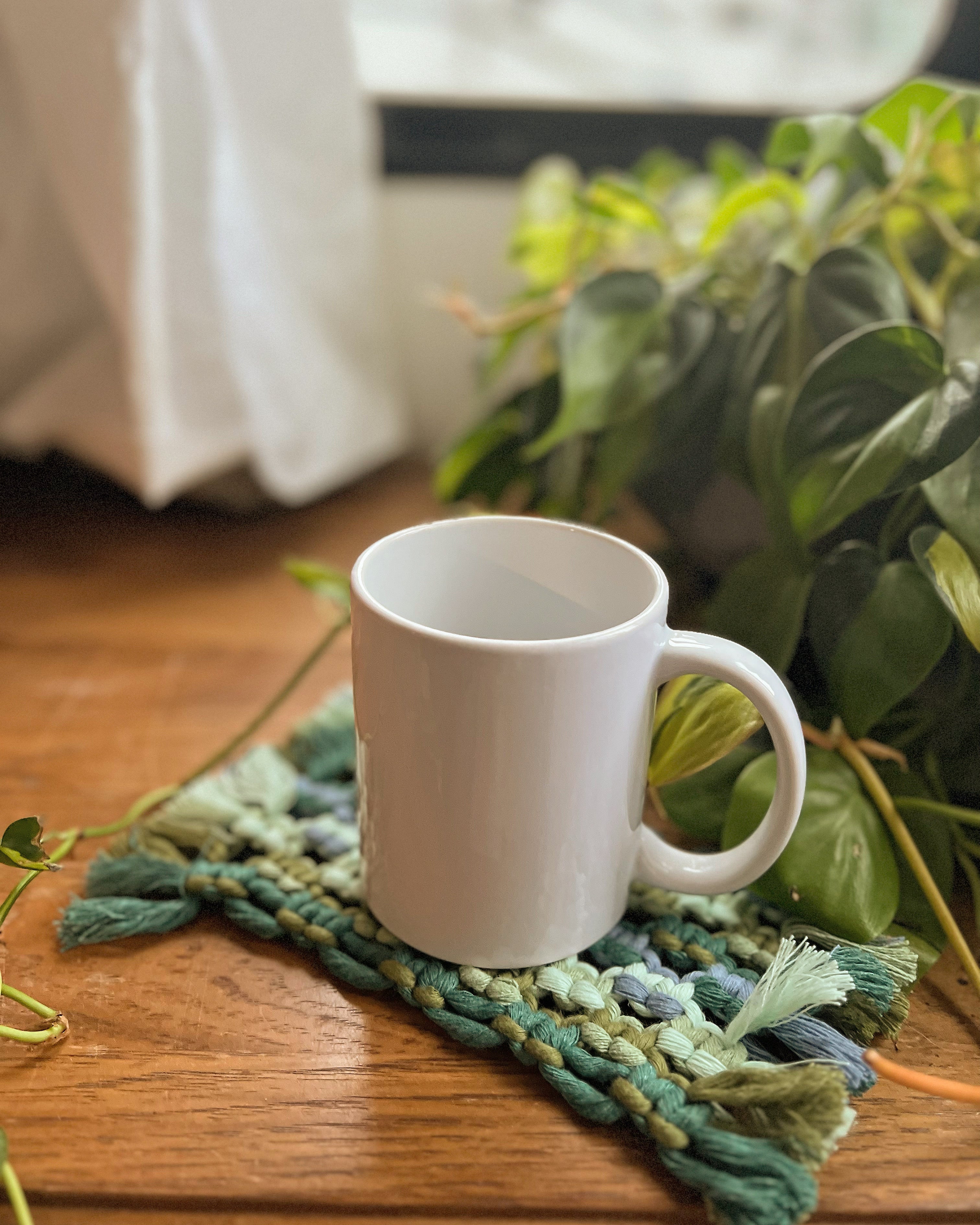 Macrame Mug Rug Set