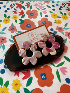 Flower Power Clay Earrings